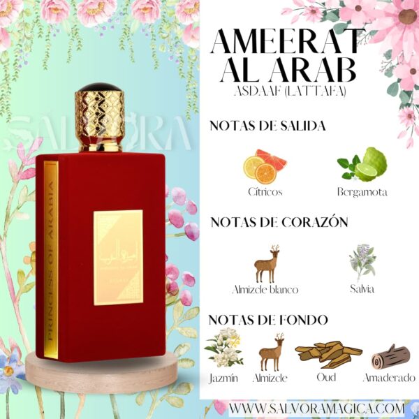 Notas Ameerat al Arab 100ml