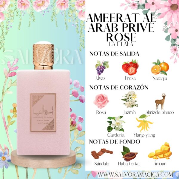 Notas Ameerat al Arab Privé Rose