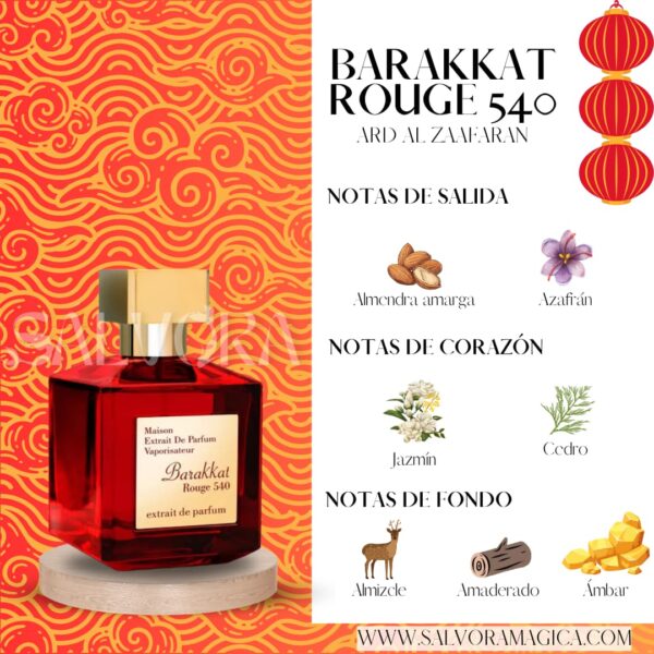 Notas Barakkat Rouge 540