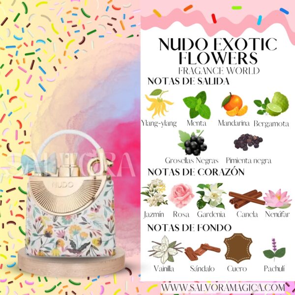 Notas Nudo Exotic Flowers