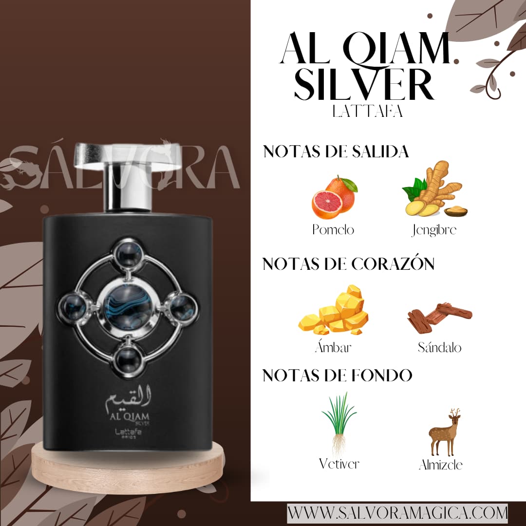 AL QIAM SILVER | Lattafa 100 mL - Imagen 3