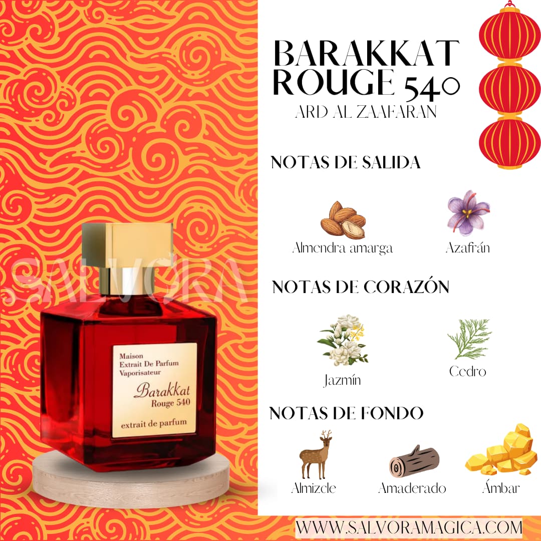 BARAKAT ROUGE 540 | Ard Al Zaafaran 100mL - Imagen 3