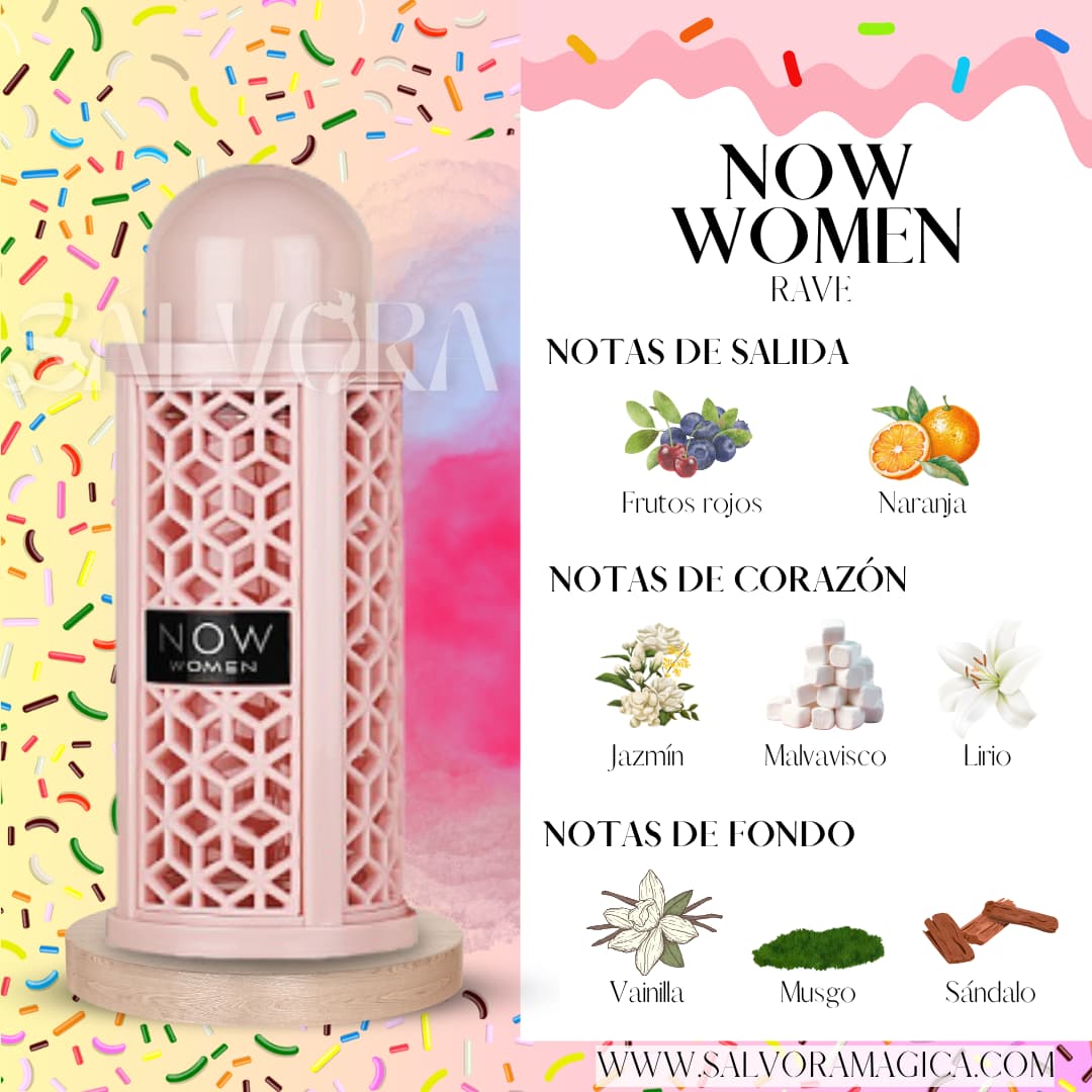 NOW WOMEN | RAVE 100 mL - Imagen 2